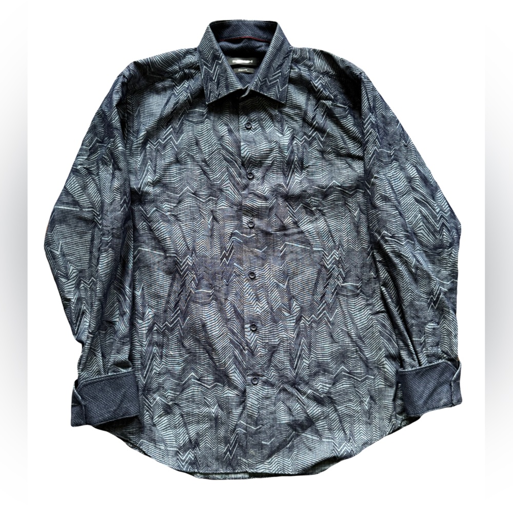 Men’s Bugatchi Button Down. Size Medium, excellen… - image 1